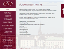 Tablet Screenshot of f4-print.se